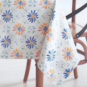 Fabric Tablecloth Summer Starburst 60x84